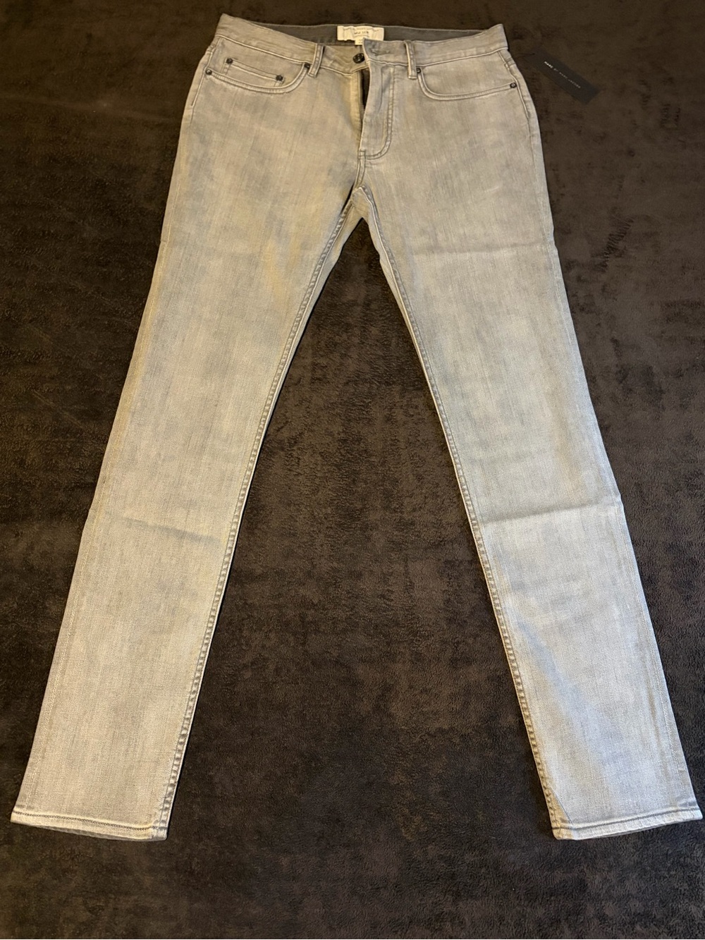 Marc by Marc Jacobs MJ 113 093 Slate Grey Low Rise Skinny Jeans 32x34